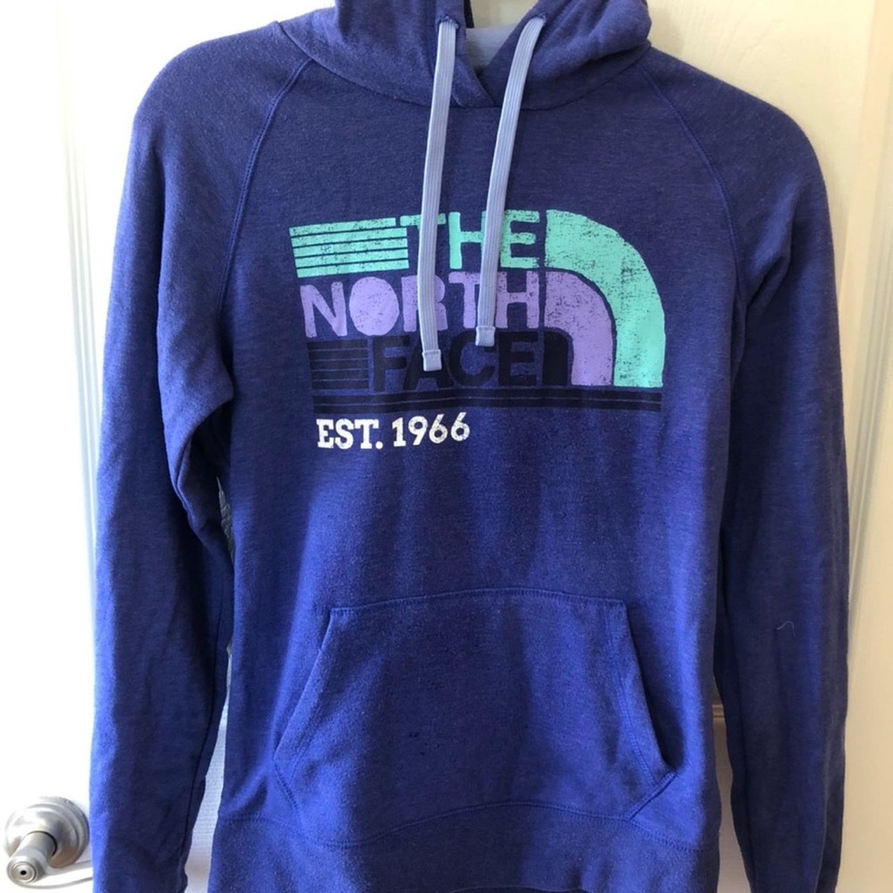 the north face purple hoodie